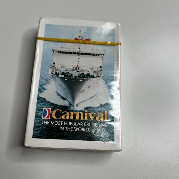 Vintage Carnival Cruise Line Playing Cards Sealed Deck Ship Logo Souvenir Casino - Picture 1 of 4